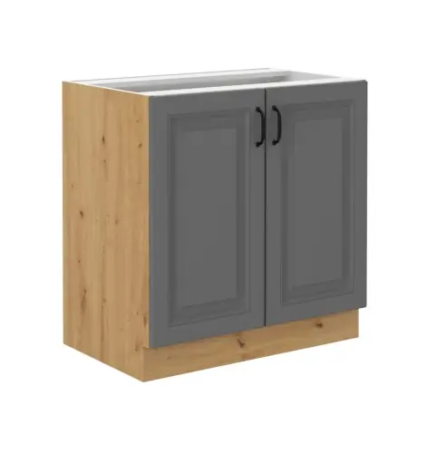 Szafka dolna Stilo Dust grey/artisan 80 D 2F BB Niska cena