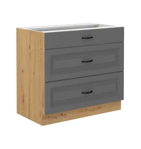 Nie przegap Szafka dolna Stilo Dust grey/artisan 80 D 3S BB