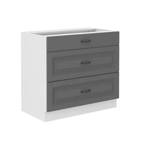 Zamów dziś Szafka dolna Stilo Dust grey/biały 80 D 3S BB