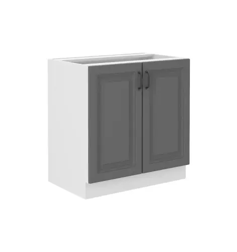 Taniej Szafka dolna Stilo Dust grey/biały 80 ZL 2F BB