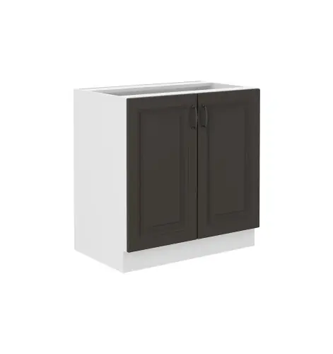 Ostatnie sztuki Szafka dolna Stilo Grafit/biały 80 D 2F BB