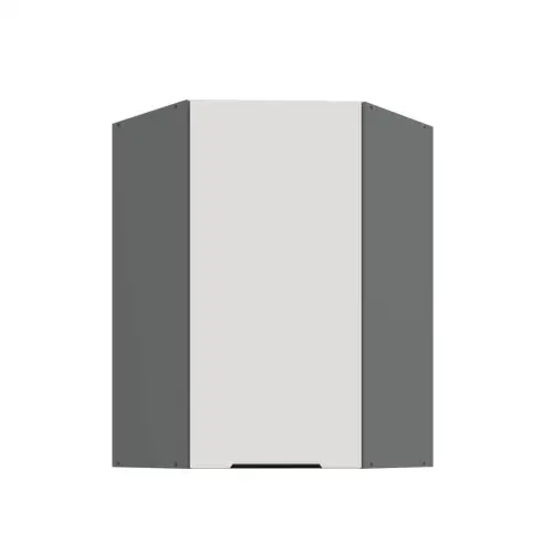 Szafka górna Aria biały/antracyt 60x60 GN-90 1F (45°) Do wyczerpania zapasów