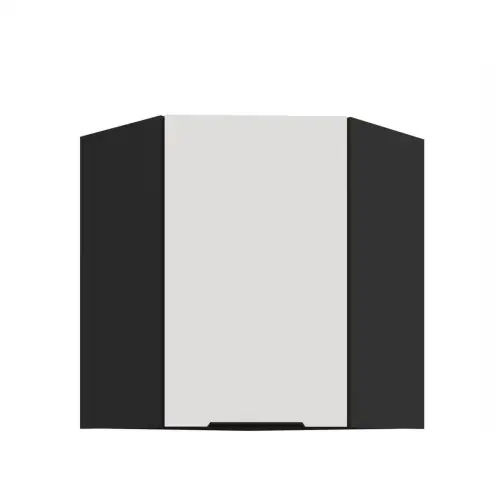 Szafka górna Aria biały/czarny 60x60 GN-72 1F (45°) Łatwy zwrot